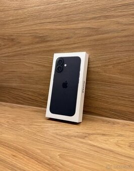 Apple iPhone 16 128GB Black - nerozbalený, nový