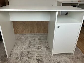 PC stôl, biela, DEDE
