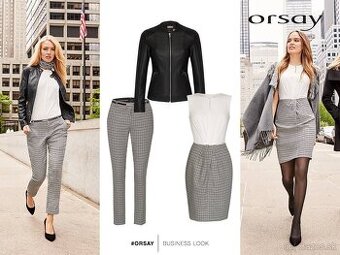 ORSAY biznis look šaty v.S - 1