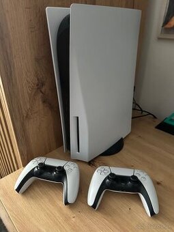 PlayStation 5 s mechanikou + 2 ovládače – BEZ krabice