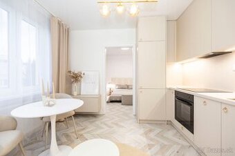 Rezervované Dizajnový  1-izbový byt po kompletnej