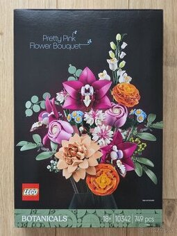 Lego Botanicals 10342 Krásna kytica ružových kvetov