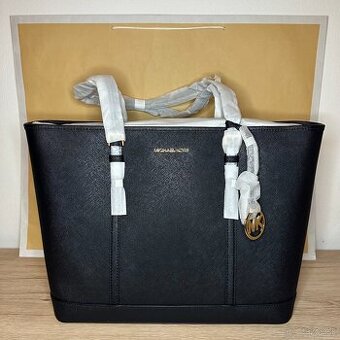 Nová dámska kabelka Michael Kors Jet Set Travel LG Black