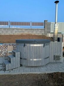 Kúpací nerezový sud,kúpacia Kaďa,jacuzzi,virivka - 1