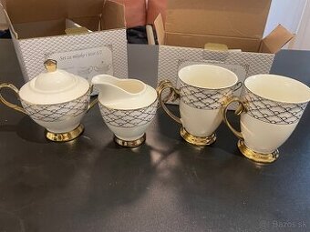 Porcelanovy set na caj salky