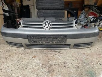 Predný nárazník VW golf 4 strieborny