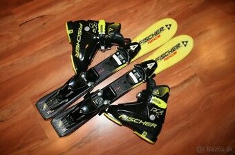 detské lyže Fischer 70 cm, hadia koža