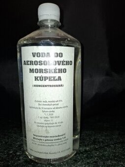 Predam domaci morsky aerosolovy kupel