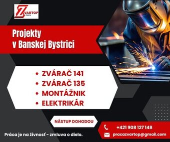 Zváťač / montér/ elektrikár