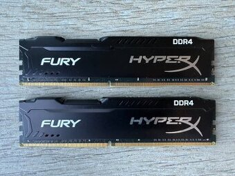 HyperX Fury DDR4 – 2x 16 GB moduly (KIT)