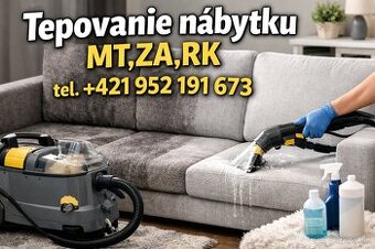 Tepovanie sedačiek, gaučov a kobercov – MT, ZA, RK