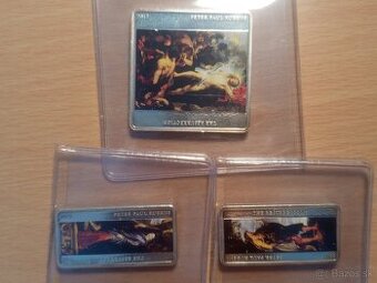 Vzkriesenie 2012 – sada kolorovaných strieborných mincí 2 oz