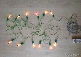 Vianočné osvetlenie Sviečky Zlatokov