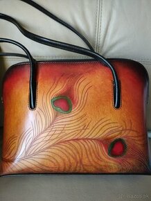 Úplne nová kabelka ručne maľovaná Bambas