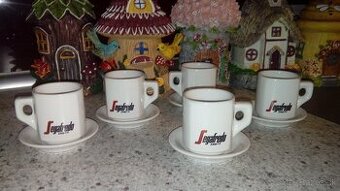 original segafredo šálky s tanierom