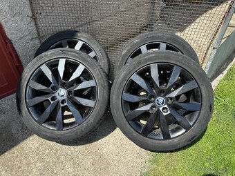 Predám hlinikové disky Skoda Crystal 17" 4x čierne