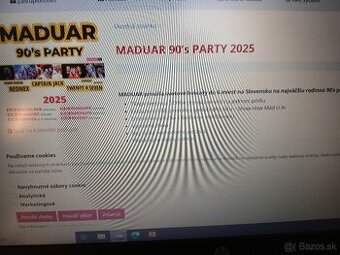 Predám vstupenku Maduar 90 s PARTY