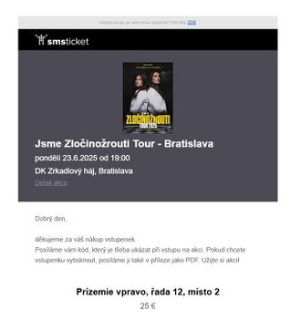 Zločinožrouti Tour