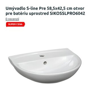 Umyvadlo Kolo S-line