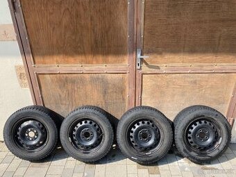 Oceľové disky 5x112 R15 ET60 6J + Barum SnoVanis 195/70 R15
