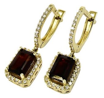 Zlaté náušnice Glare 468