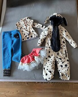 Zimný set WeeDo 104-116, overal/kombinéza, sukňa, nohavice,