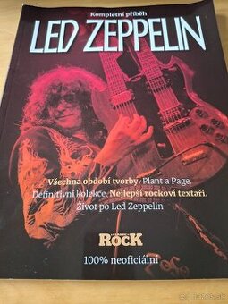 predam LED ZEPPELIN knizku kompletni pribeh