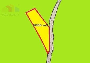 Rekreačný pozemok 5000 m2 Stará Turá