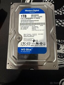 Predám HDD WD Blue 1 TB