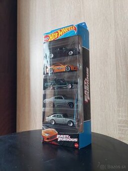 Hot Wheels Fast & Furious 5-Pack – zberateľská sada (1:64)