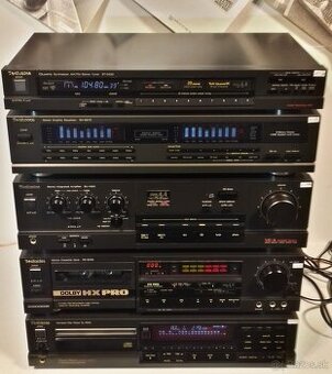 Zostava TECHNICS tuner, equalizer, zosilnovac, CD, deck= A01