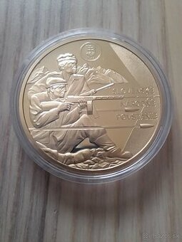 Medaila pozlátená Slovenské národné povstanie