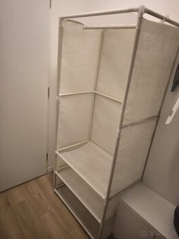 Látková šatníková skrinka