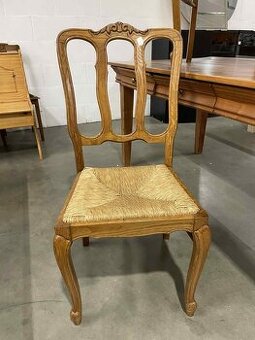 BT115. Vintage stolicky, 2 ks, drevo, vyplet