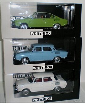 ŠKODA 1000MB , ŠKODA 100L , ŠKODA 110R , 1:24 , WHITEBOX