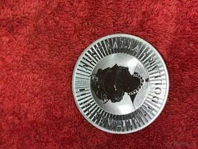 Stříbrná mince Kangaroo - Australia (1Oz, 2021-22)