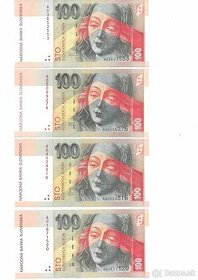 bankovky 100 Sk - 1