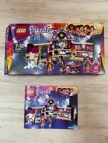 Lego Friends 41104 šatňa pre popovú hviezdu z krabicou