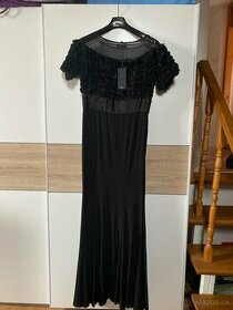 Dlhe čierne spoločenské šaty Aftershock velkost L