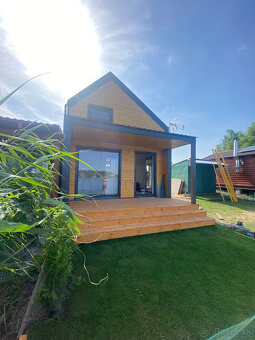 Drevodom E-home 63 mezaninne - modulový, mobilný dom