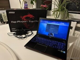 Herný MSI GE60 Apache i7,16gb ram,GTX 765m,256gb SSD