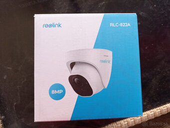 Predám 8MP 4K PoE IP kamera Reolink RLC 822A