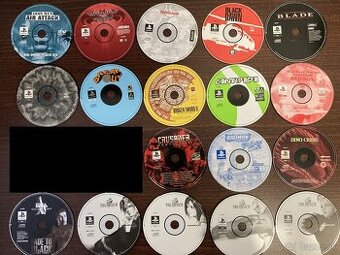 Predam viac ako 110 hier na playstation 1