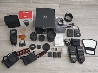 Canon EOS R + Canon 6D MK II + Objektívy + Prísl.