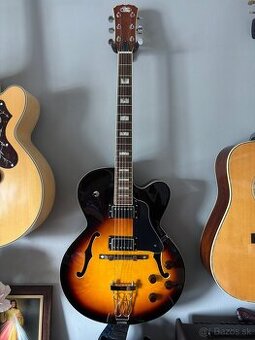 Semiakustická Hollov Body jazz Gitara - 1