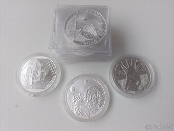 1 Oz strieborné investičné mince