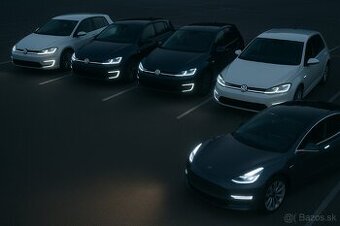 Prenájom Aut – VW e-Golf & Tesla Model 3