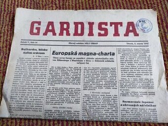 Slovenský štát - noviny Gardista