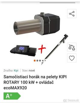 Horák na pelety Kipi 100kw