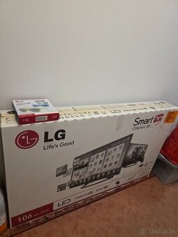 Používaný TV LG Smart TV 106cm uhlopriečka